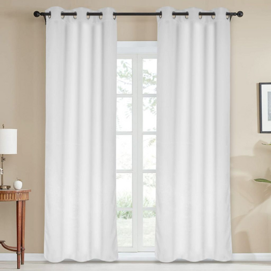 Room Darkening Grommet Window Curtain, 2 Panels 38" width x 84" length